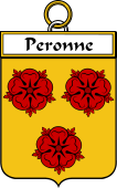 French Coat of Arms Badge for Peronne