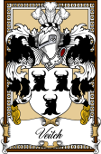 Scottish Coat of Arms Bookplate for Veitch