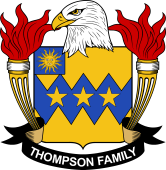 American Coat of Arms for Thompson