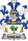 Irish Coat of Arms for Dowling or O'Dowling