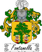 Araldica Italiana Coat of arms used by the Italian family Fontanella