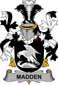 Irish Coat of Arms for Madden or O'Madden