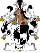 German Wappen Coat of Arms for Köpff