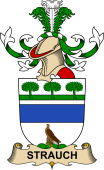 Republic of Austria Coat of Arms for Strauch
