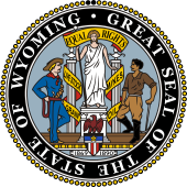 US State Seal for Wyoming-1893