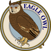 Birds of Prey Clipart image: Eagle Owl-M