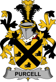 Irish Coat of Arms for Purcell