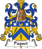 Coat of Arms from France for Paquet