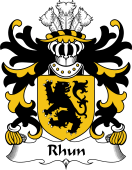Welsh Coat of Arms for Rhun (AP GRONWY)