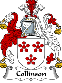 English Coat of Arms for the family Collinson