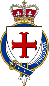 Families of Britain Coat of Arms Badge for: Woodall (England)