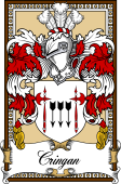 Scottish Coat of Arms Bookplate for Cringan or Crinan