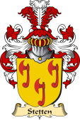 v.23 Coat of Family Arms from Germany for Stetten