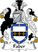English Coat of Arms for the family Faber