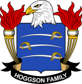 Coat of arms used by the Hoggson family in the United States of America