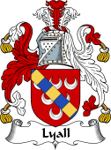 English Coat of Arms for Liall or Lyall