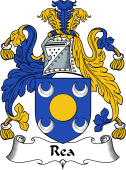 English Coat of Arms for the family Rea or Ree