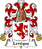 Coat of Arms from France for Levèque (Evèque l')