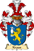 v.23 Coat of Family Arms from Germany for Kraus