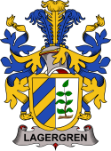 Swedish Coat of Arms for Lagergren