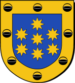 Spanish Family Shield for Delgadillo