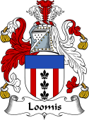 English Coat of Arms for Lomas or Loomis