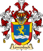 German Coat of Arms (v.25b) Lowenbach