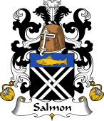 Coat of Arms from France for Salmon