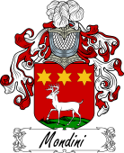 Araldica Italiana Coat of arms used by the Italian family Mondini
