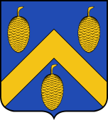 French Family Shield for Perrière (de la)