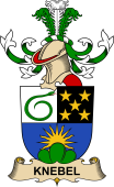 Republic of Austria Coat of Arms for Knebel (de Teuenschwert)