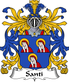Italian Coat of Arms for Santi