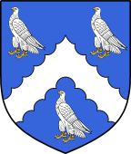 Irish Family Shield for Holywood (Meath and Kildare)