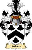 English Coat of Arms (v.23) for the family Littleton