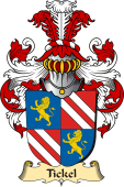 v.23 Coat of Family Arms from Germany for Tickel