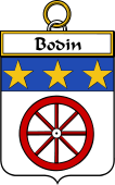 French Coat of Arms Badge for Bodin