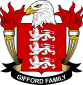 Coat of arms used by the Gifford family in the United States of America