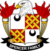 Coat of arms used by the Spencer family in the United States of America