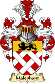 Welsh Family Coat of Arms (v.23) for Malephant (of Upton, Pembrokeshire)