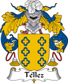 Spanish Coat of Arms for Téllez or Tello