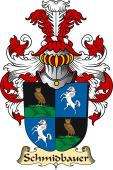 v.23 Coat of Family Arms from Germany for Schmidbauer