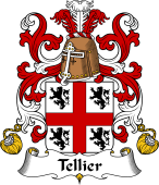 Coat of Arms from France for Tellier
