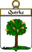 Irish Badge for Quirke or O'Quirke