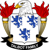 American Coat of Arms for Talbot