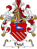 German Wappen Coat of Arms for Thiel