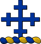 Family crest from England for Abby Crest - A Cross Crosslet