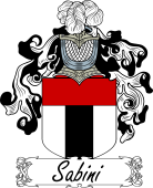 Araldica Italiana Coat of arms used by the Italian family Sabini