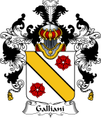 Italian Family Coat of Arms (v.25b) Galliani
