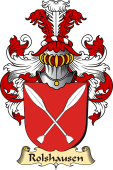 v.23 Coat of Family Arms from Germany for Rolshausen