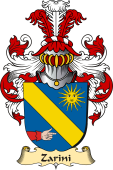 v.23 Coat of Family Arms from Germany for Zarini